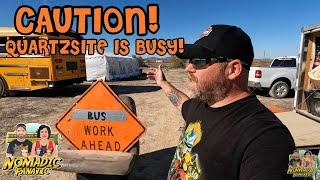 Quartzsite Big Tent Update ~ I Got SICK AF! Fever and Isolation