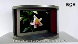 BOE 13.6-inch FHD QD-OLED prototype, SID Displayweek 2020