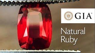 1.11ct GIA Certified Unheated Ruby - Paul Reinhard