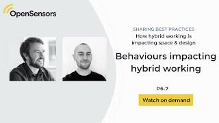 P6-7 Behaviours impacting hybrid working (How hybrid working is impacting space & design)