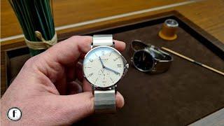 Nomos Tangente Sport neomatik 42 Datum weiß und blauschwarz / Referenz 580 und 581 / Hands On