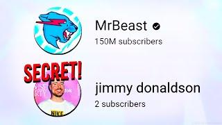 MrBeast Has A Channel With 2 SUBSCRIBERS?