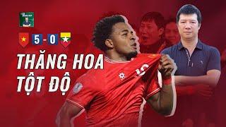 Việt Nam 5-0 Myanmar: Xuân Son quá cháy, quá bay, thẳng tiến tới chức vô địch! | BLV Quang Huy