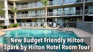 Spark by Hilton Hotel Room Tour - New Budget Hotel by Hilton - Spark Hilton Head Island Hotels