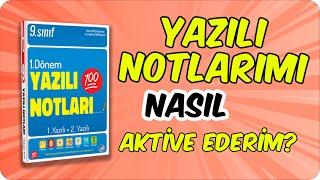 9.Sınıf Yazılı Notları ile MEB Ortak Sınav Denemelerine Nasıl Ulaşırım?