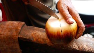 Indonesian Street Food - KNIFE SKILLS Jelly Diamond Fruit Indonesia