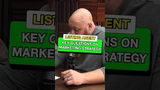 Listing Agent: Key Questions on Marketing Strategy! #shorts #listingagent #listing