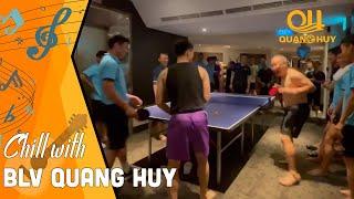 Thầy Park cởi trần đánh bóng bàn, hạ gục Đình Trọng và Bùi Tiến Dũng | BLV Quang Huy
