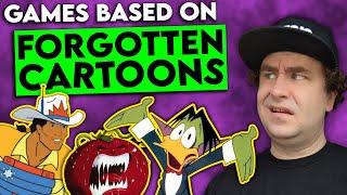 VIDEO GAMES based on forgotten CARTOONS! | Weird Gaming Facts