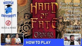 Hand of Fate: Ordeals Board Game –How to Play, Setup, w/ Michael "Barantas" McIntyre (CONCISE rules)