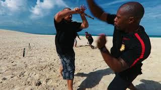 Filipino Martial Art Serrada Escrima In Slow Motion