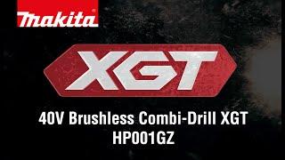 MAKITA UK XGT 40V Max Brushless Combination Drill HP001G