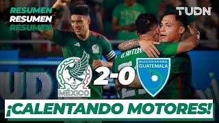 Resumen y goles | México 2-0 Guatemala | Amistoso Internacional 2023 | TUDN