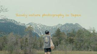 Slowly nature snap in Kamikochi, Japan with SONY a7CR + 50mm f1.2 GM / 上高地に癒されながら写真を楽しむ日
