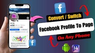 How To Convert Facebook Profile To Page | Switch Facebook personnel Account To Page