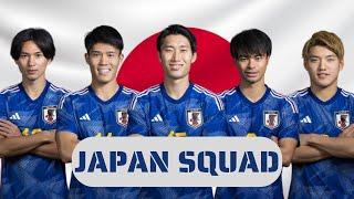 JAPAN SQUAD WORLD CUP 2022 | OFFICIAL SQUAD | SAMURAI BLUE