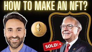 How to MAKE & SELL an NFT? | I made an NFT of Warren Buffett!