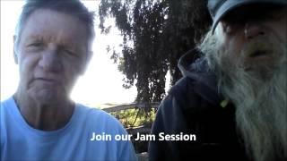 Bert Bledsoe, Diane Hochman and Andy, Guru of Fiesta Island Jam