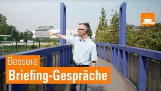 Bessere Briefing-Gespräche - Spaziergänge mit Kunden & Mitarbeitern