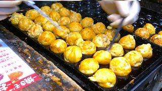 大阪のたこ焼き　(まるじゅう)　Japanese Takoyaki　大阪东成的美味街头小吃　Takoyaki Lezat　स्वादिष्ट ताकोयाकी