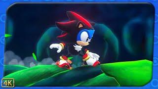 Sonic Superstars ⁴ᴷ Speed Jungle Zone (Story Mode, All 7 Chaos Emeralds) Shadow Sonic gameplay