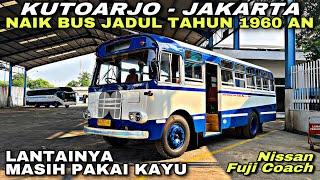 Lantainya Masih Pakai Kayu  Naik Bus Jadul Tahun 1960 an ️| trip SUMBER ALAM - Nissan Fuji Coach