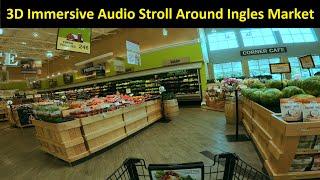 [Binaural] A stroll around Ingles Market in Black Mountain