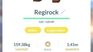 Shinyregirock from raid