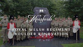 Royal Welsh Regiment Boulder Renovation