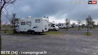 SETE [34] - Aire Camping Cars dans l'Hérault