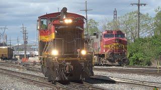 {4K} Dirty, grimy, messy switching with the KCS in the KCS-MILW yard