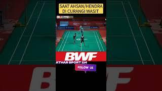 Detik-detik Ahsan/Hendra di Curangi Wasit..!! #badminton #bulutangkis #ahsanhendra #badmintonlovers