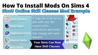 How To Install SimU Online Classes Mod For Sims 4 | 2024