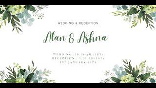 Alan & Ashna  - Wedding Live