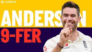  9-Wickets In The Match | Jimmy Anderson Bowling Masterclass vs India | Lord's 2018