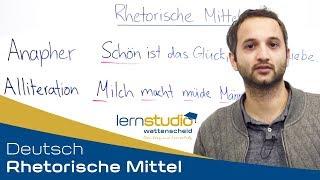 Rhetorische Mittel - Deutsch Nachhilfe