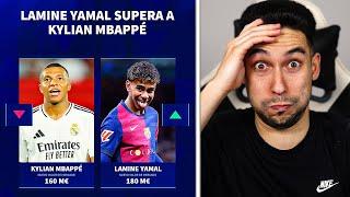 ¡LAMINE YAMAL SUPERA a MBAPPÉ en VALOR de MERCADO! (NO ES BROMA) | ByDiegoX10