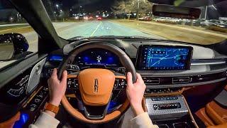 2025 Lincoln Aviator Black Label - POV Night Drive (Binaural Audio)