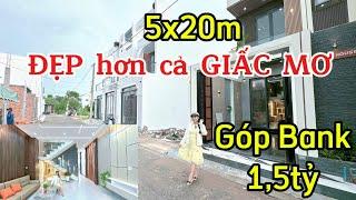 ĐẸP hơn cả GIẤC MƠ-5x20m Mái Hộp hiện đại-KimThủy hỗ trợ góp 1,5tỷ nhận nhà ở ngay-ĐẸP TRỌN VẸN SHR