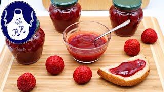 Erdbeermarmelade kochen wie in Omazeiten ohne Gelierzucker und mit weniger Zucker
