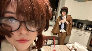 Halloween 2023 // Ranpoe // Bungo stray dog cosplay // vlog! // fr0yoyo