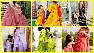 mother and daughter matching dresses ideas||Matching outfit Ideas 2021|Fashion tales#Shorts#youtube