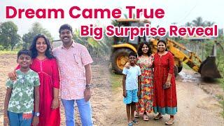 Big Day | Dream Home - Big Land வாங்கியாச்சு | Surprise Reveal - Karthikha Channel Dream Land Vlog