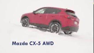 Mazda CX-5 AWD SUV Snowy Hill Showdown #MazdaIceAcademy