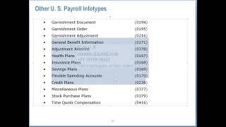 US Payroll - SAP HCM (For better understanding watch full Video)