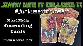 Journaling Cards #junkuseitorloseit