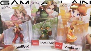 Super Smash Bros. Ultimate - Daisy, Young Link & Ken amiibo UNBOXING