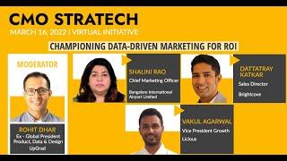 CMO StraTech : Championing Data Driven Marketing for ROI