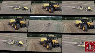 JCB 4220 & New Holland BB9080 Baler