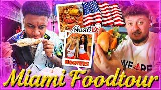 FOODTOUR DURCH MIAMI! Hooters, Taco Bell, Nusret, Seafood etc. mit Kalle & Adam VLOG #146